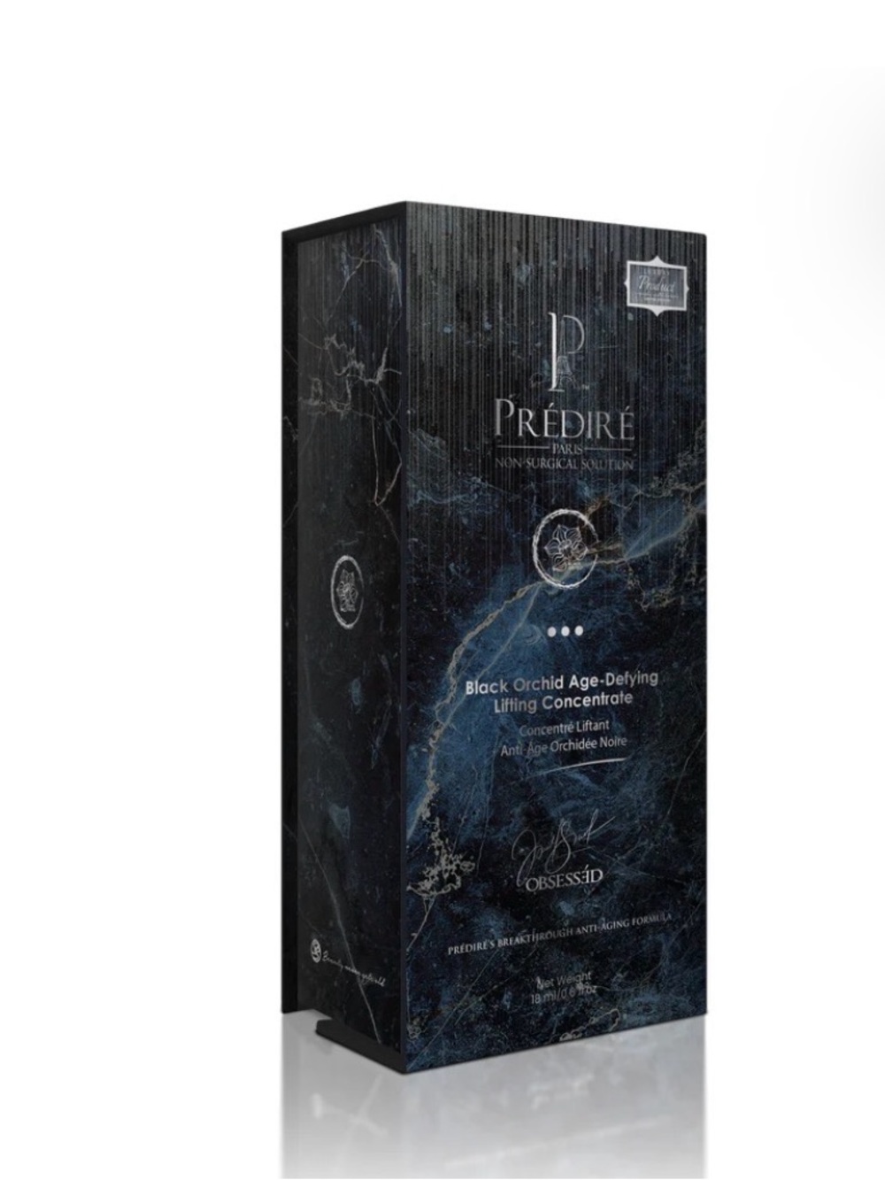 Prédiré Black Orchid Age-Defying Lifting Concentrate - Black/Blue Marble Box